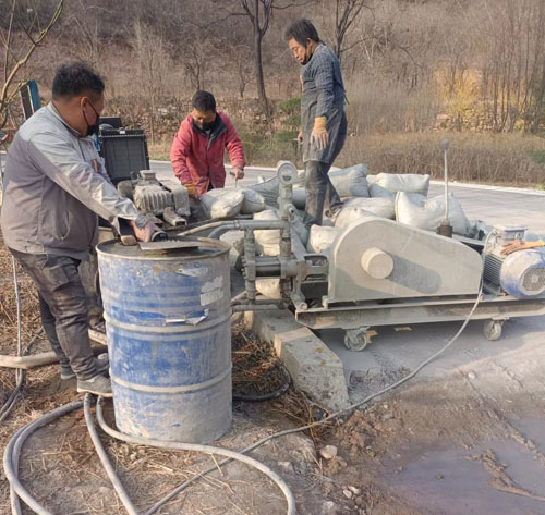 隆昌路面下沉注浆